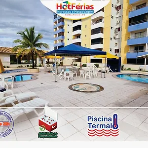 Apartamento Flat Paradise, Piscinas Termais, Proximo Ao Centro - Hotferias